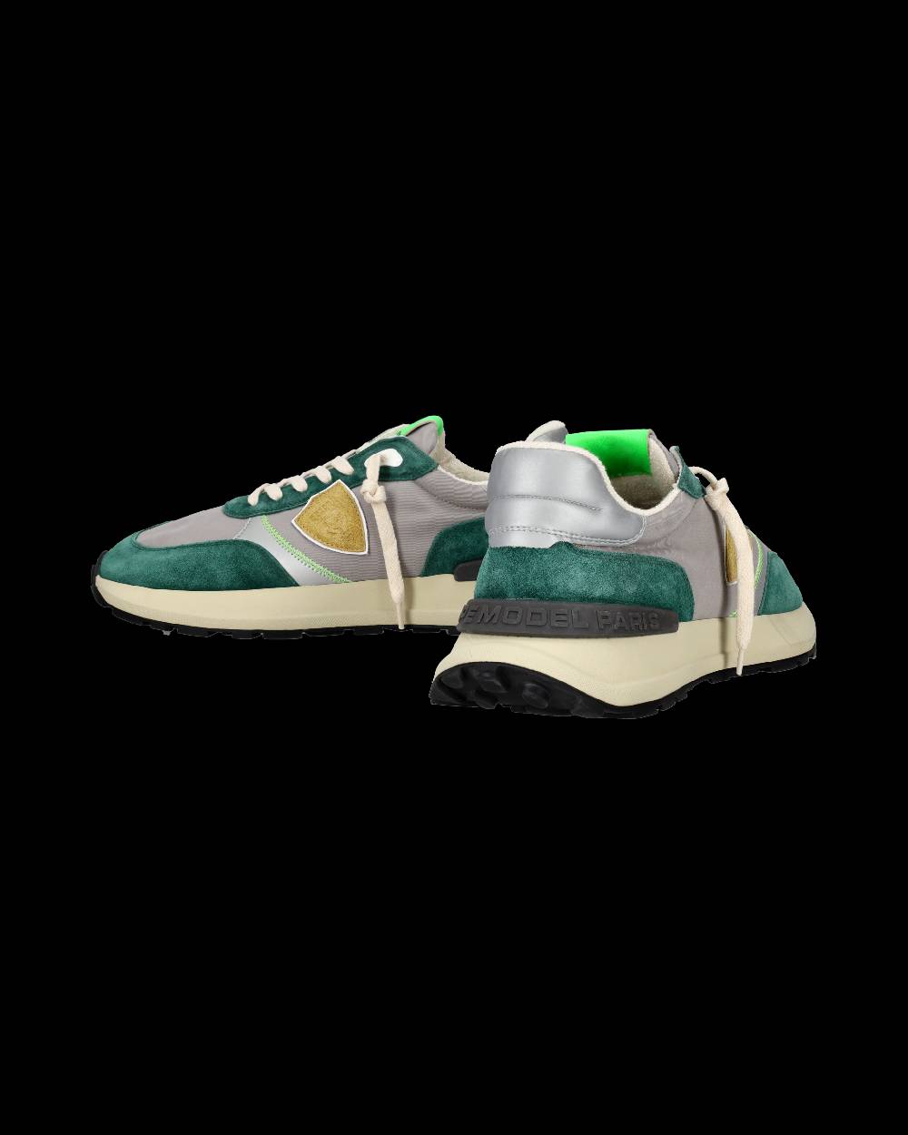 Philippe Model Sneaker bassa Antibes uomo - verde e grigio Consegna Veloce