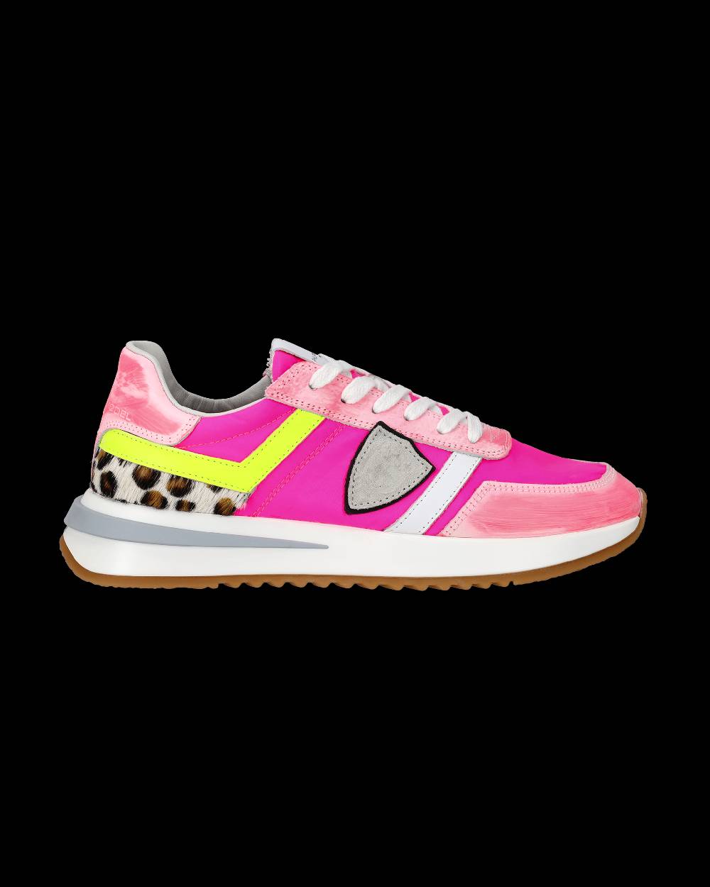 Philippe Model Sneakers Tropez 2.1 da Donna Fucsia in Tessuto Tecnico Promozione Limitata