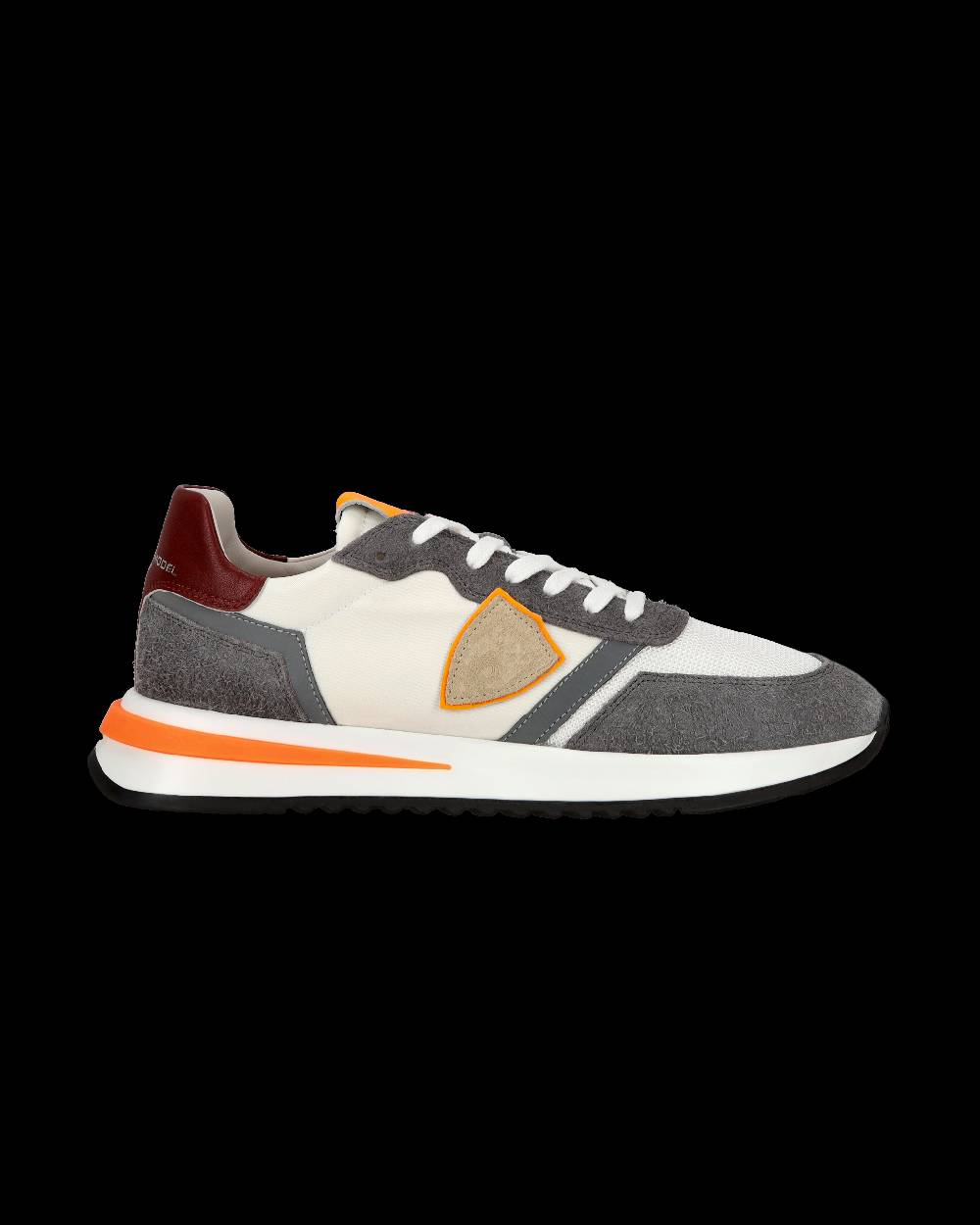 Philippe Model Sneaker casual Tropez 2.1 da uomo in nylon e pelle - Arancione e bianco Fino Al -60%