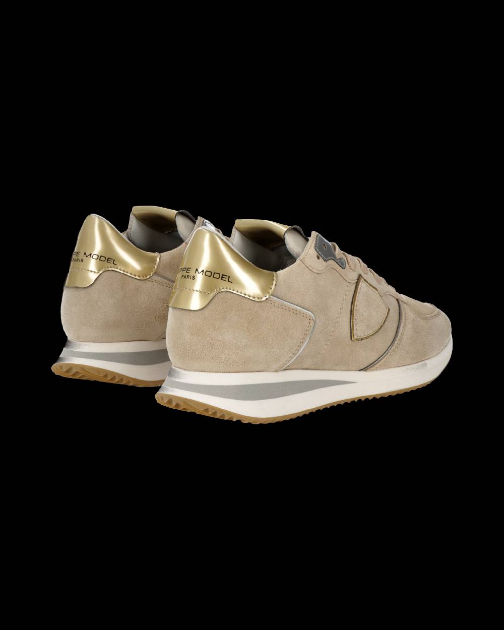 Philippe Model Sneaker bassa Trpx donna - beige e oro Affare Del Giorno