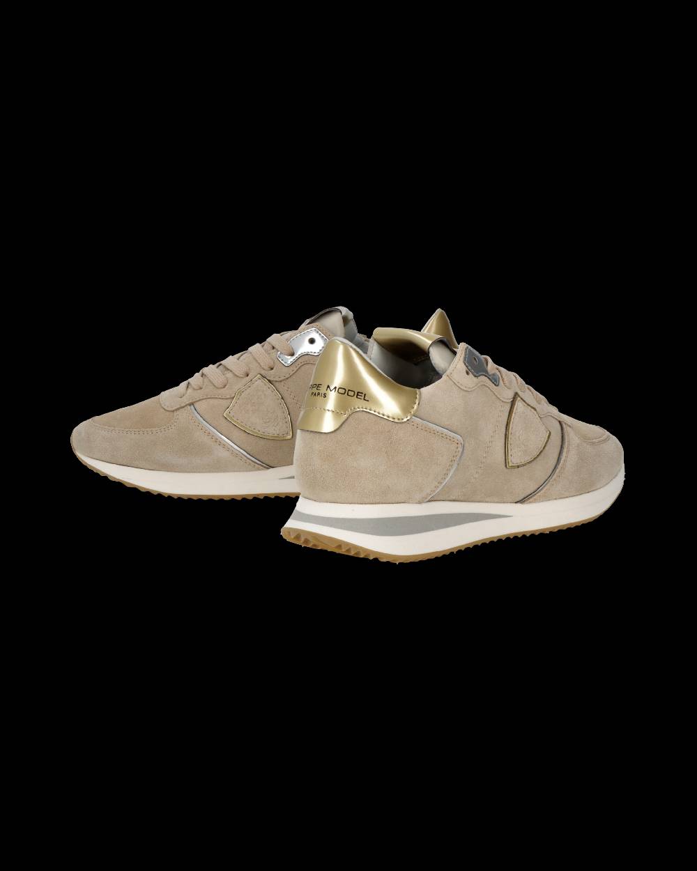 Philippe Model Sneaker bassa Trpx donna - beige e oro Affare Del Giorno