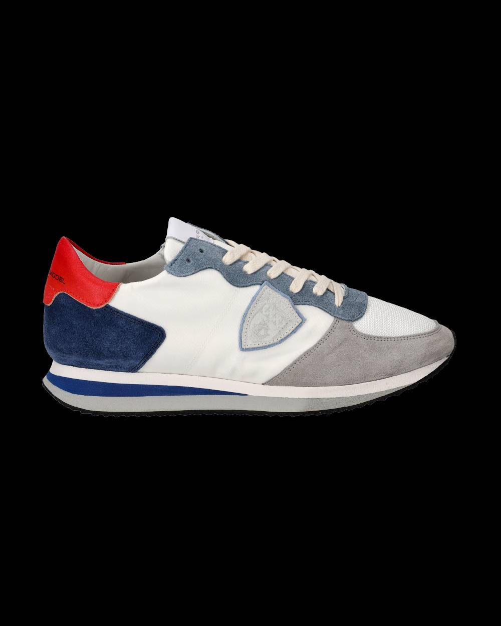Philippe Model Sneakers Trpx da Uomo Bianche e Denim in Tessuto Tecnico Novità
