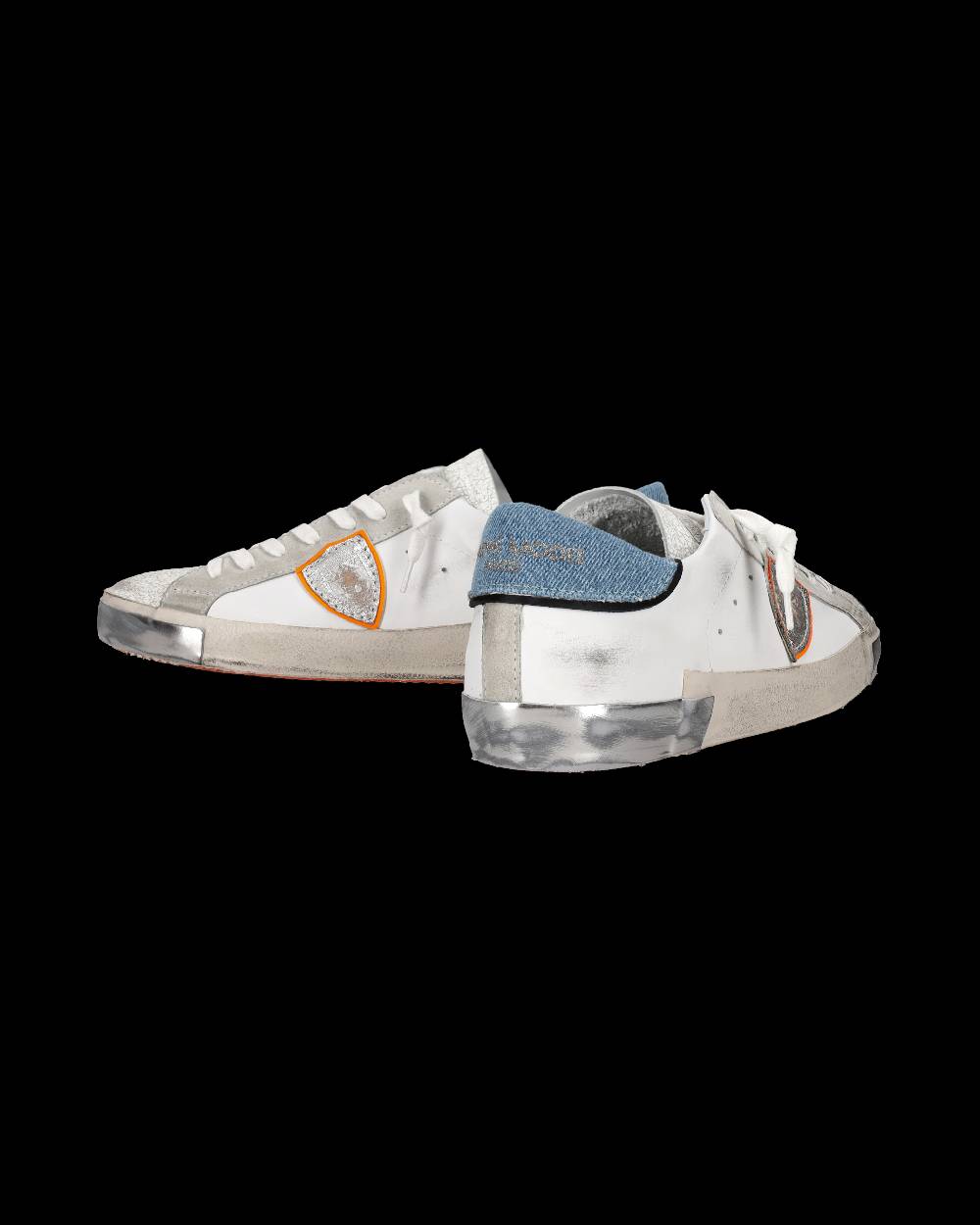Philippe Model Sneaker basse Prsx uomo - bianco e azzurro Online