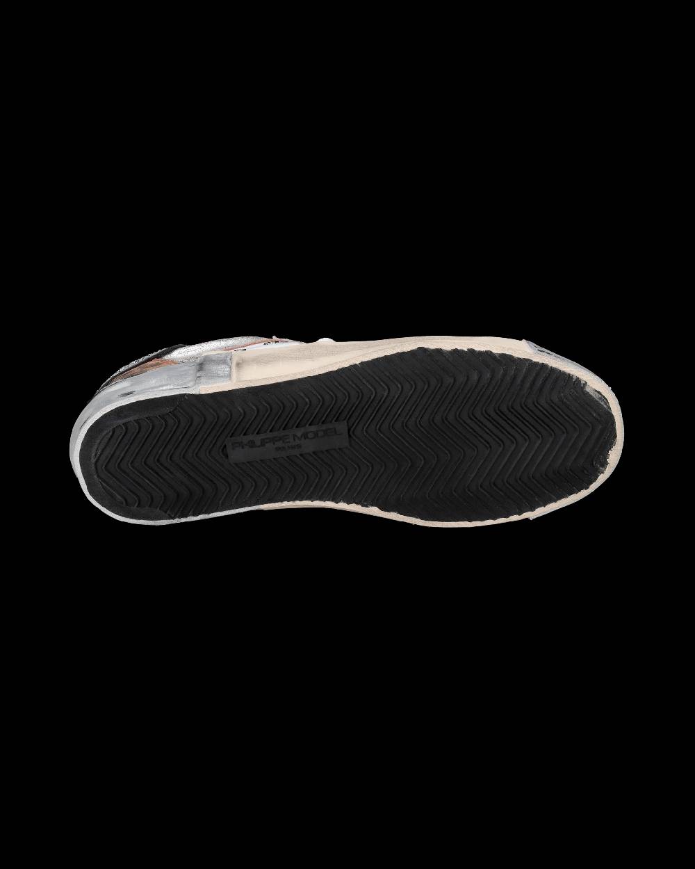 Philippe Model Sneaker basse Paris donna - glitter rosa e bianco Outlet
