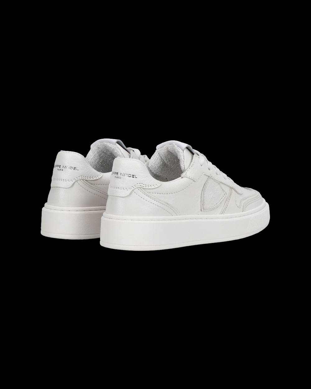 Philippe Model Sneakers basse Junior Nice in pelle, Bianco In Vendita