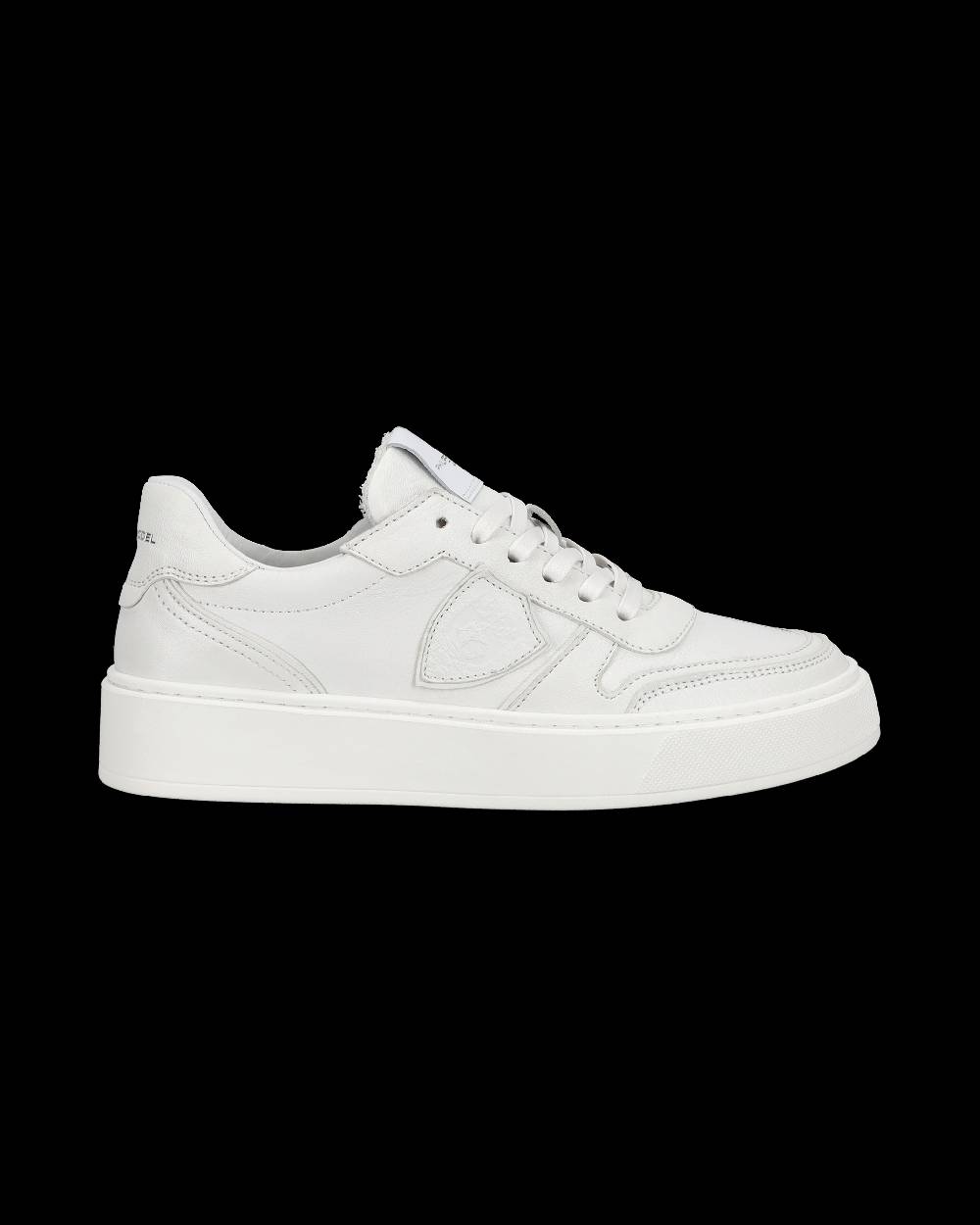 Philippe Model Sneakers basse Nice da Ragazzi in pelle, Bianco Saldi