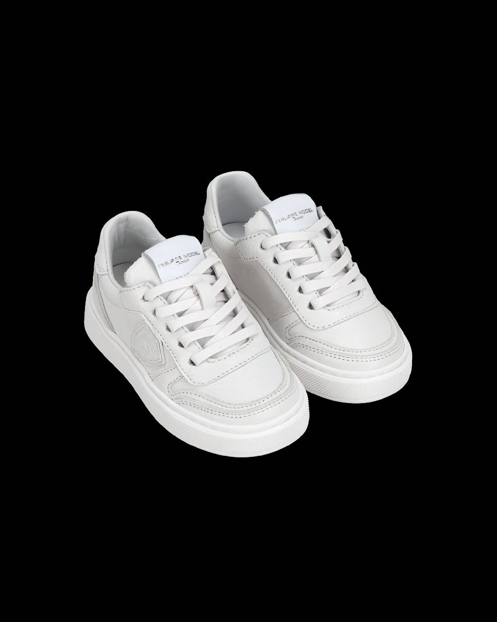 Philippe Model Sneakers basse Nice da Bambini in pelle, Bianco Offerte