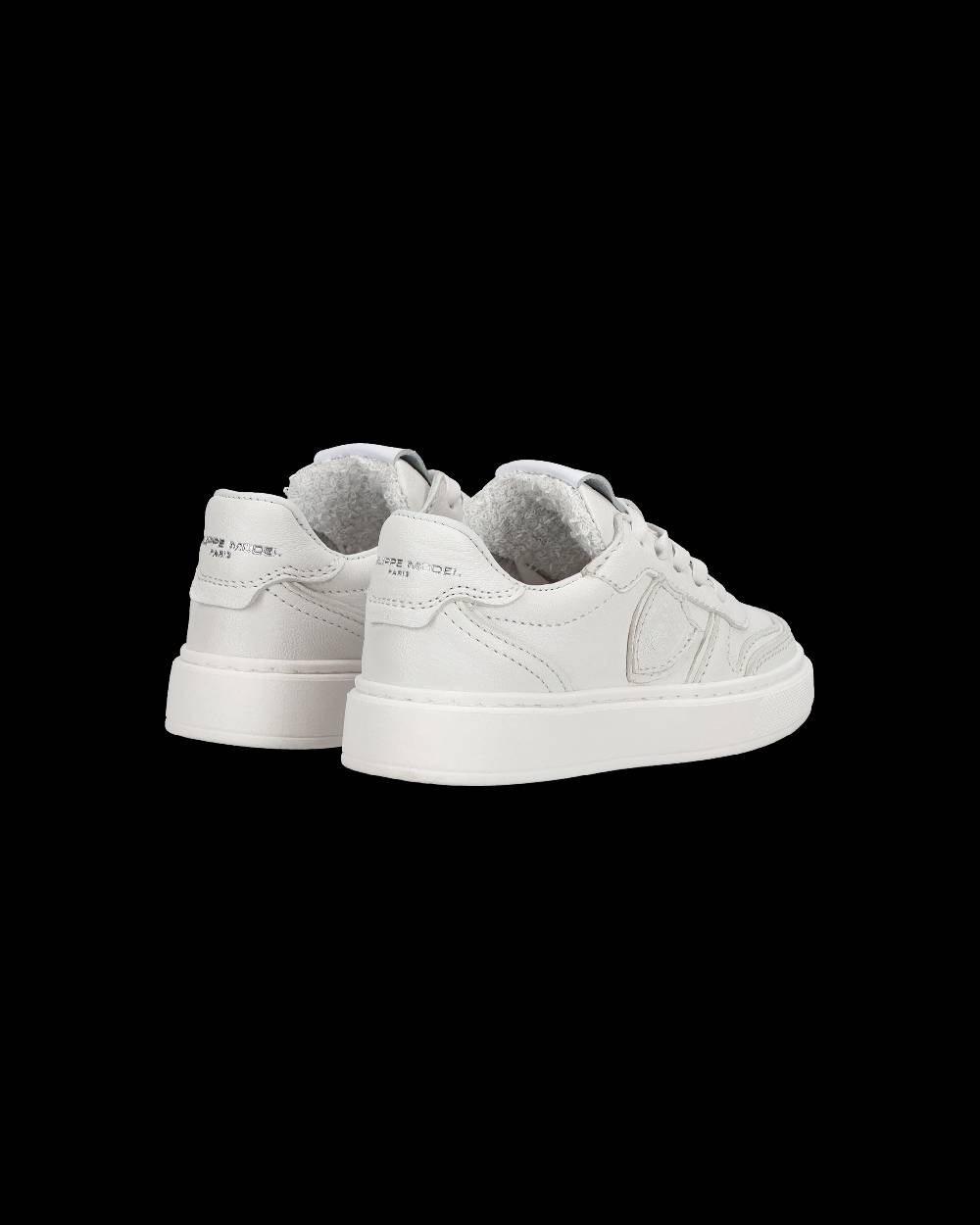 Philippe Model Sneakers basse Nice da Bambini in pelle, Bianco Offerte