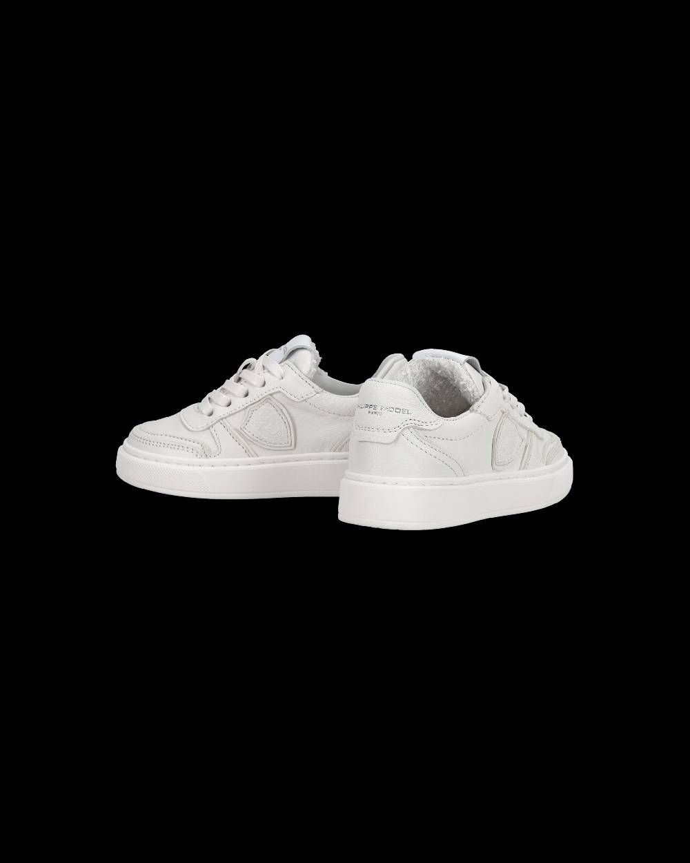 Philippe Model Sneakers basse Nice da Bambini in pelle, Bianco Offerte