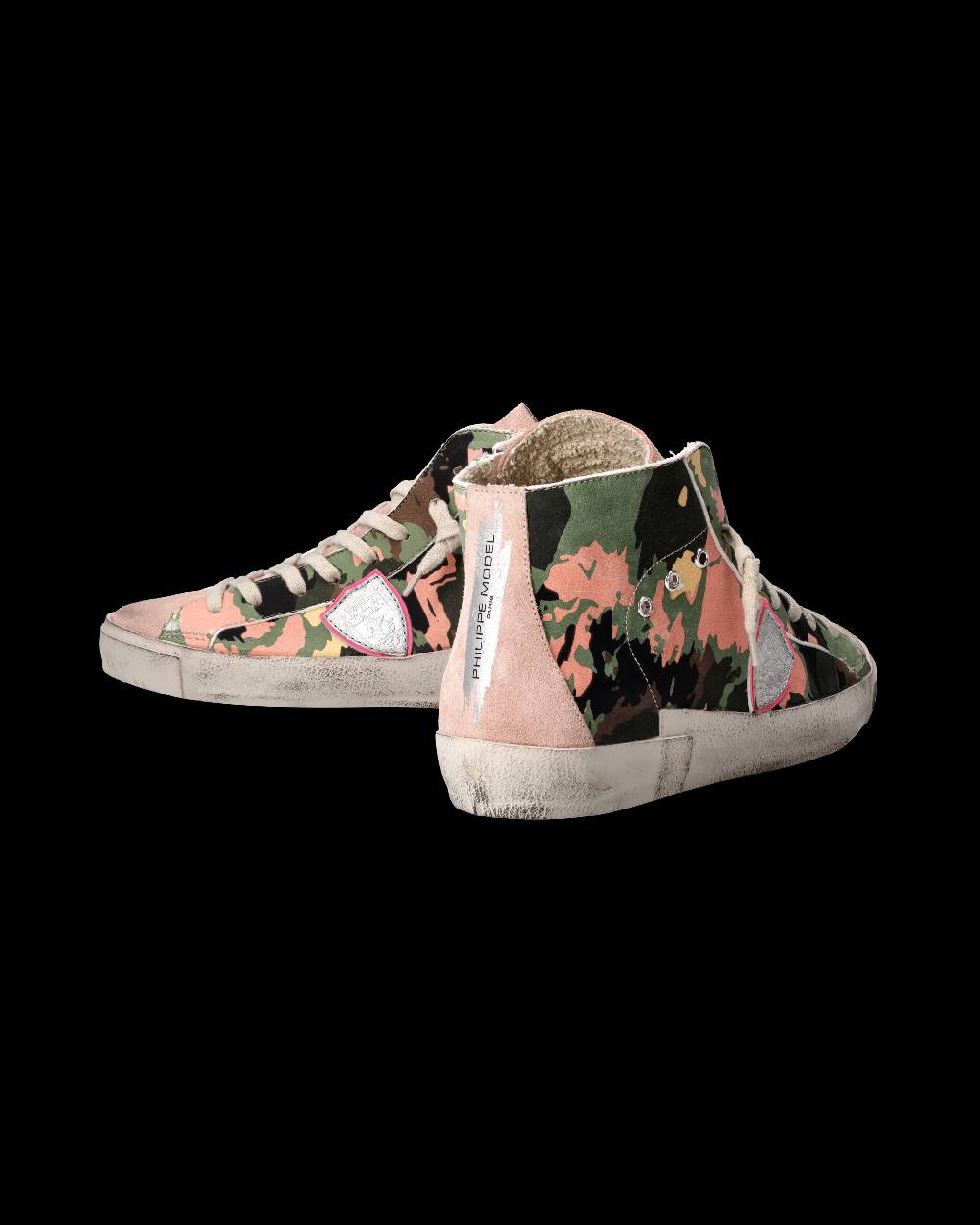 Philippe Model Sneaker Prsx Donna, Verde e Fucsia Pezzi Unici