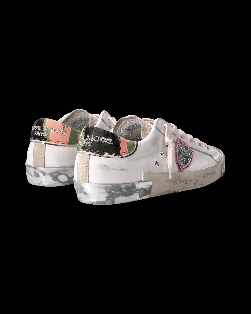 Philippe Model Sneaker Prsx Donna, Bianco e Rosa Qualità Garantita