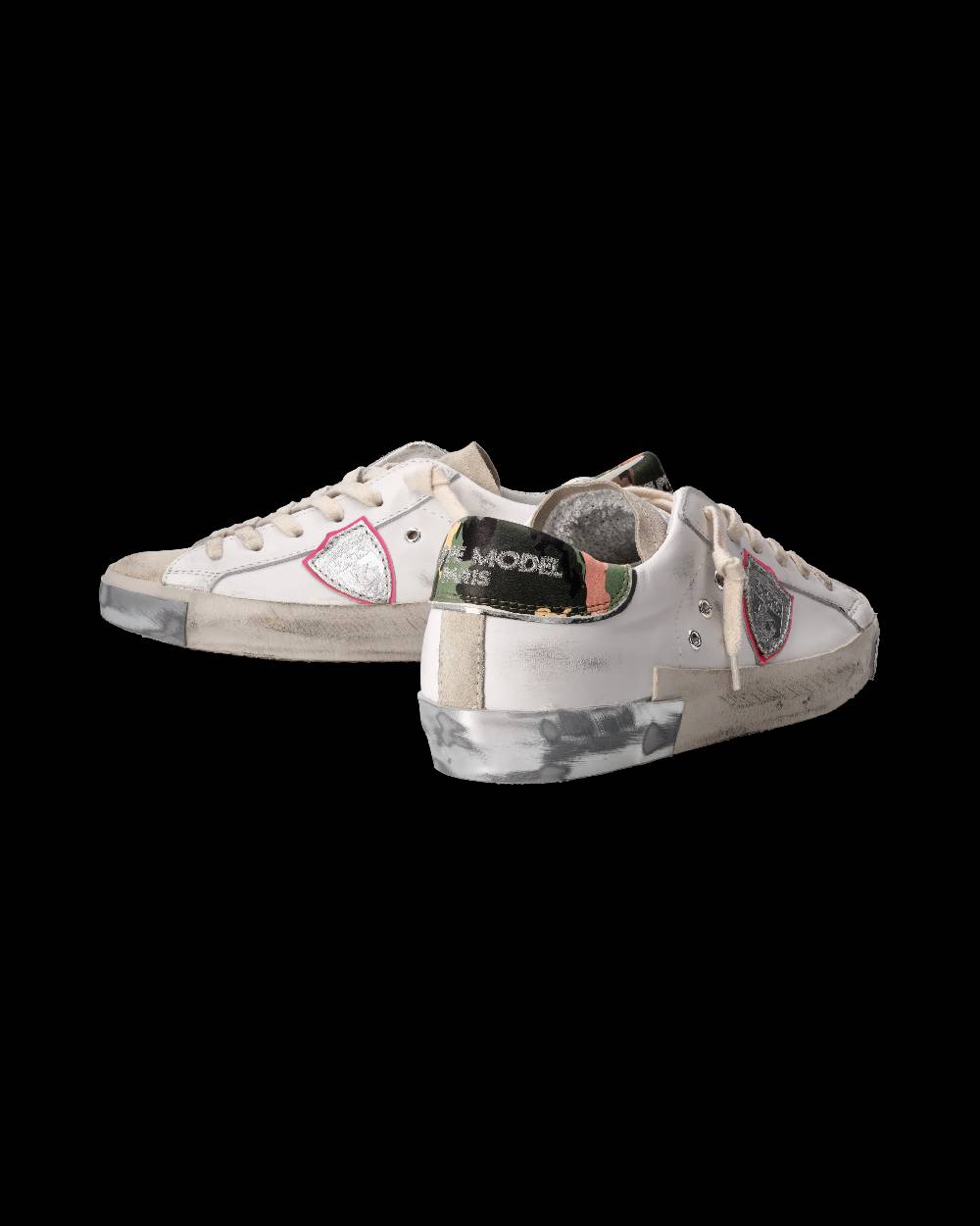 Philippe Model Sneaker Prsx Donna, Bianco e Rosa Qualità Garantita