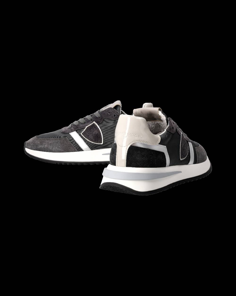 Philippe Model Sneaker Tropez 2.1 Donna, Nero Grigio e Argento Acquista Ora