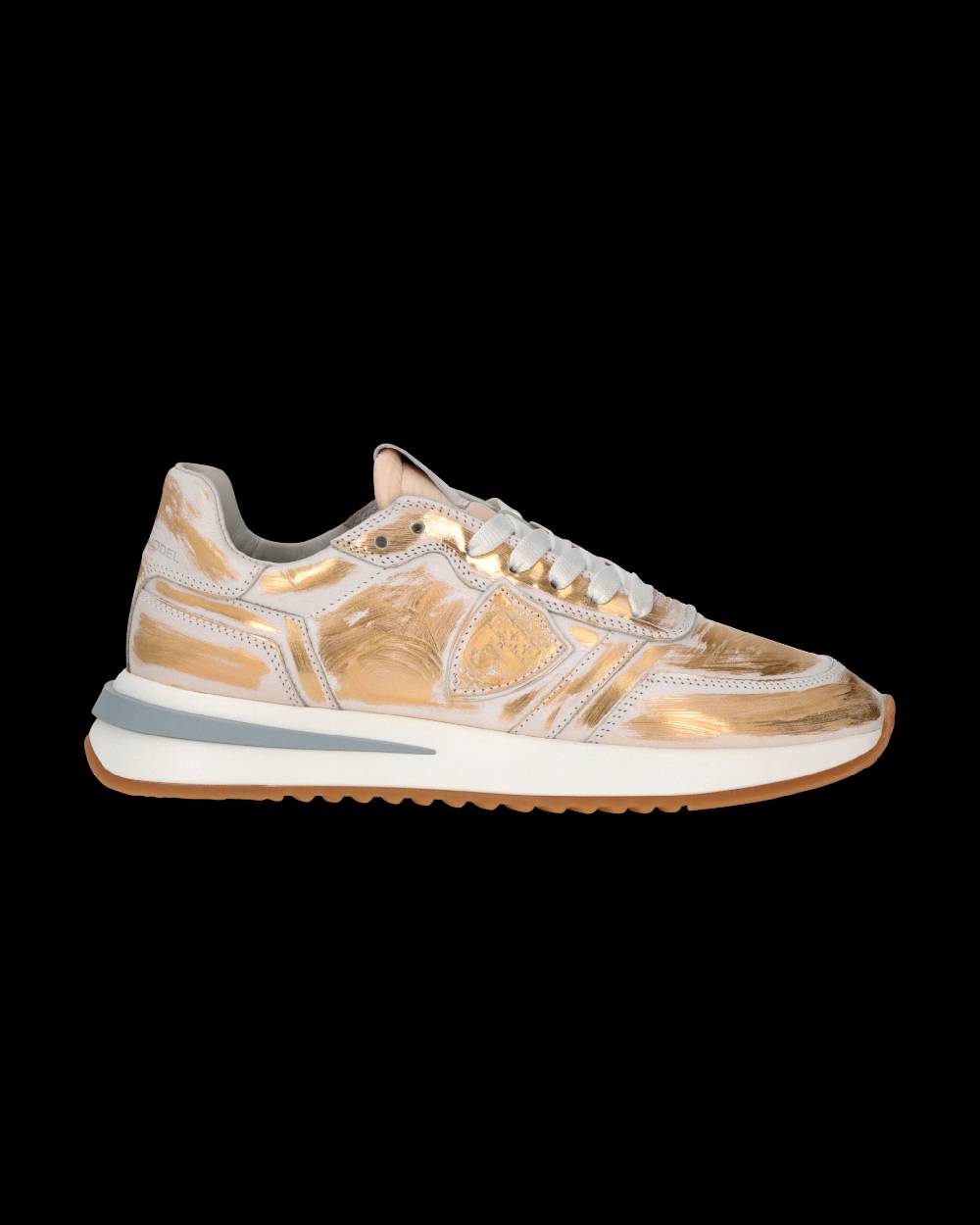 Philippe Model Sneaker Tropez 2.1 Donna, Bianco e Oro Promozione Limitata
