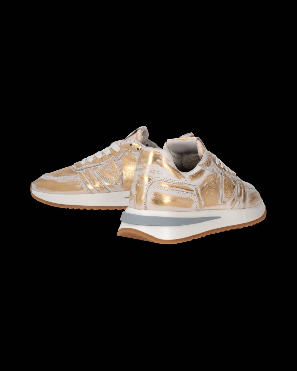 Philippe Model Sneaker Tropez 2.1 Donna, Bianco e Oro Promozione Limitata