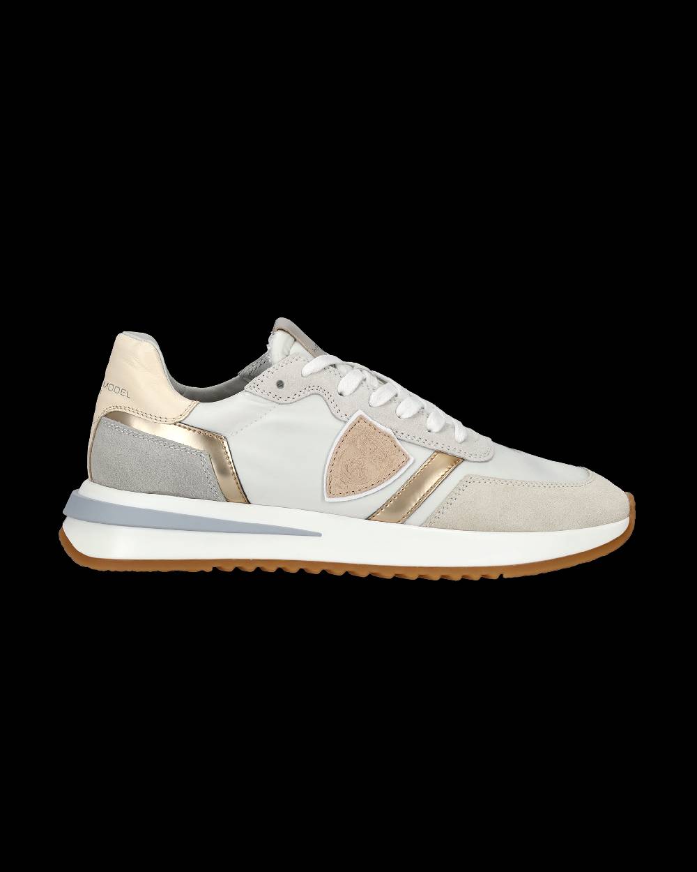 Philippe Model Sneaker basse Tropez 2.1 donna - bianco e oro Affare Del Giorno