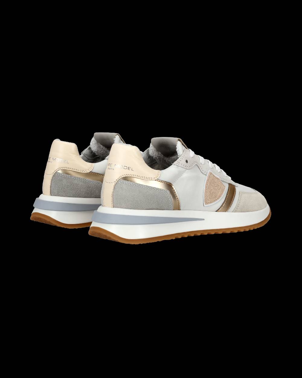 Philippe Model Sneaker basse Tropez 2.1 donna - bianco e oro Affare Del Giorno
