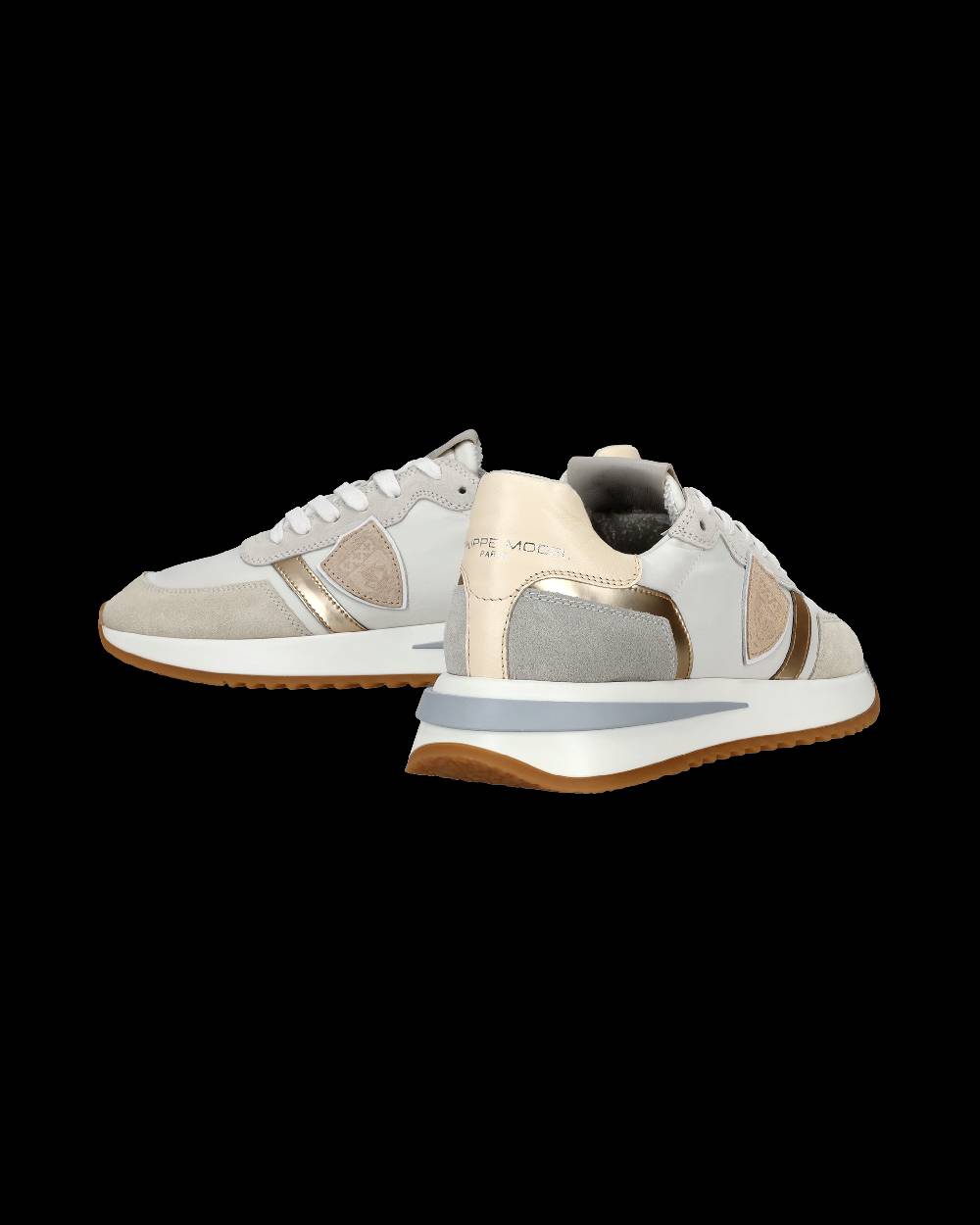 Philippe Model Sneaker basse Tropez 2.1 donna - bianco e oro Affare Del Giorno