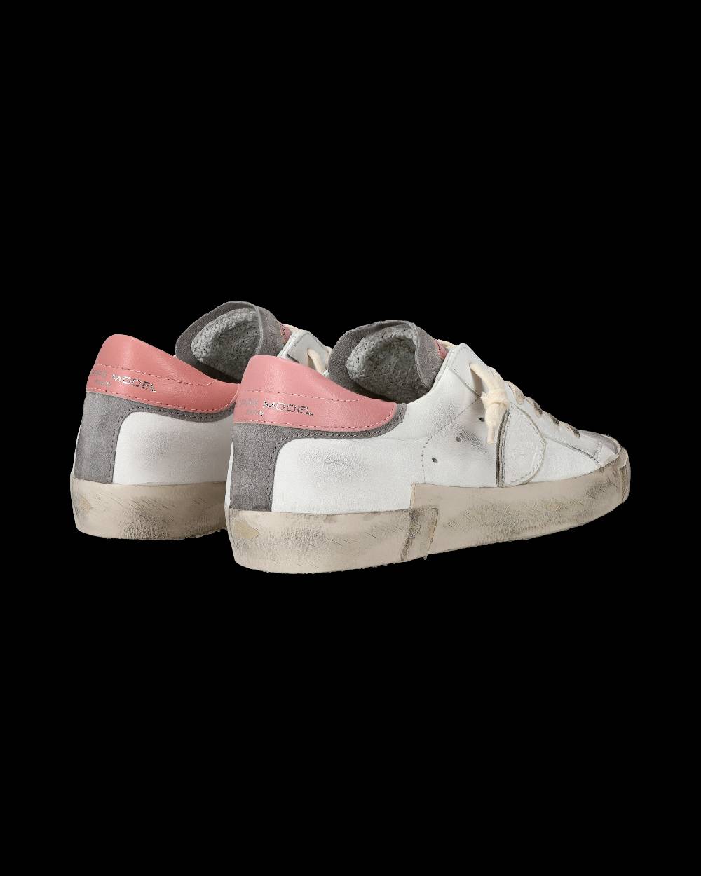Philippe Model Sneaker casual Prsx da donna in pelle - Antracite e bianco Sconto