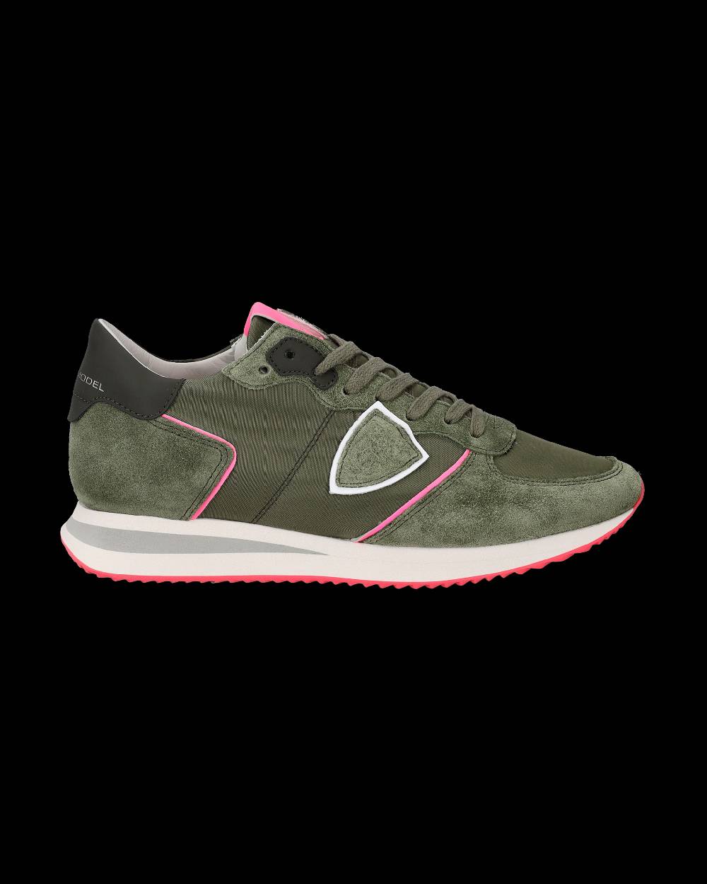 Philippe Model Sneaker basse Trpx donna - verde militare e rosa fluo Economico