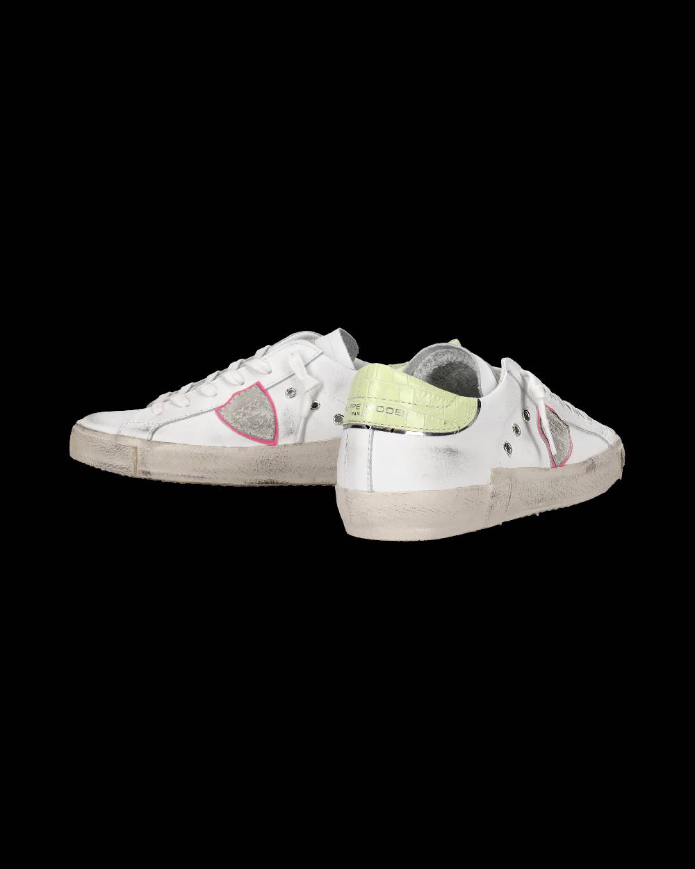Philippe Model Sneaker bassa PRSX donna - bianco e giallo Outlet