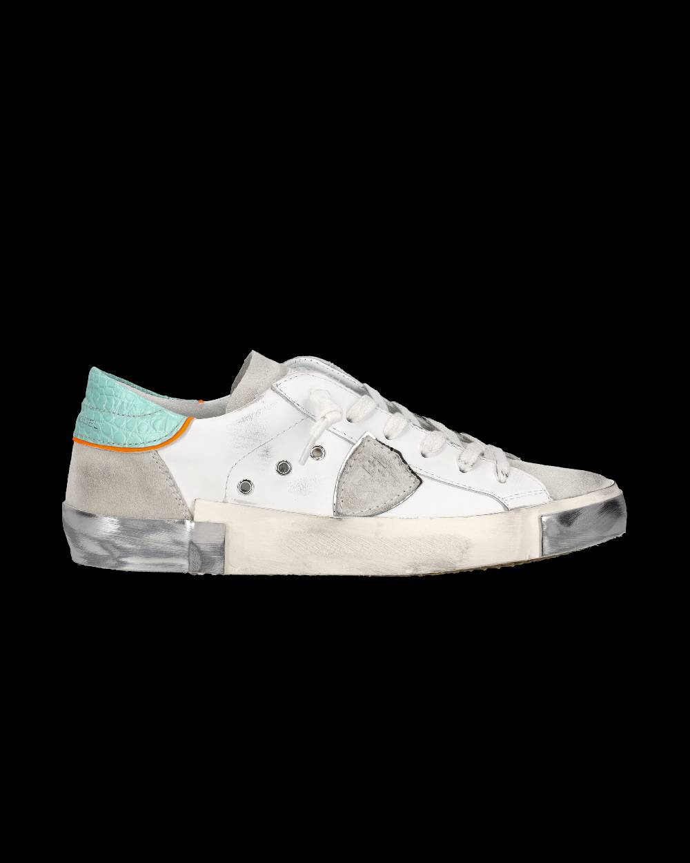 Philippe Model Sneaker bassa PRSX donna - bianco e verde acqua Italy