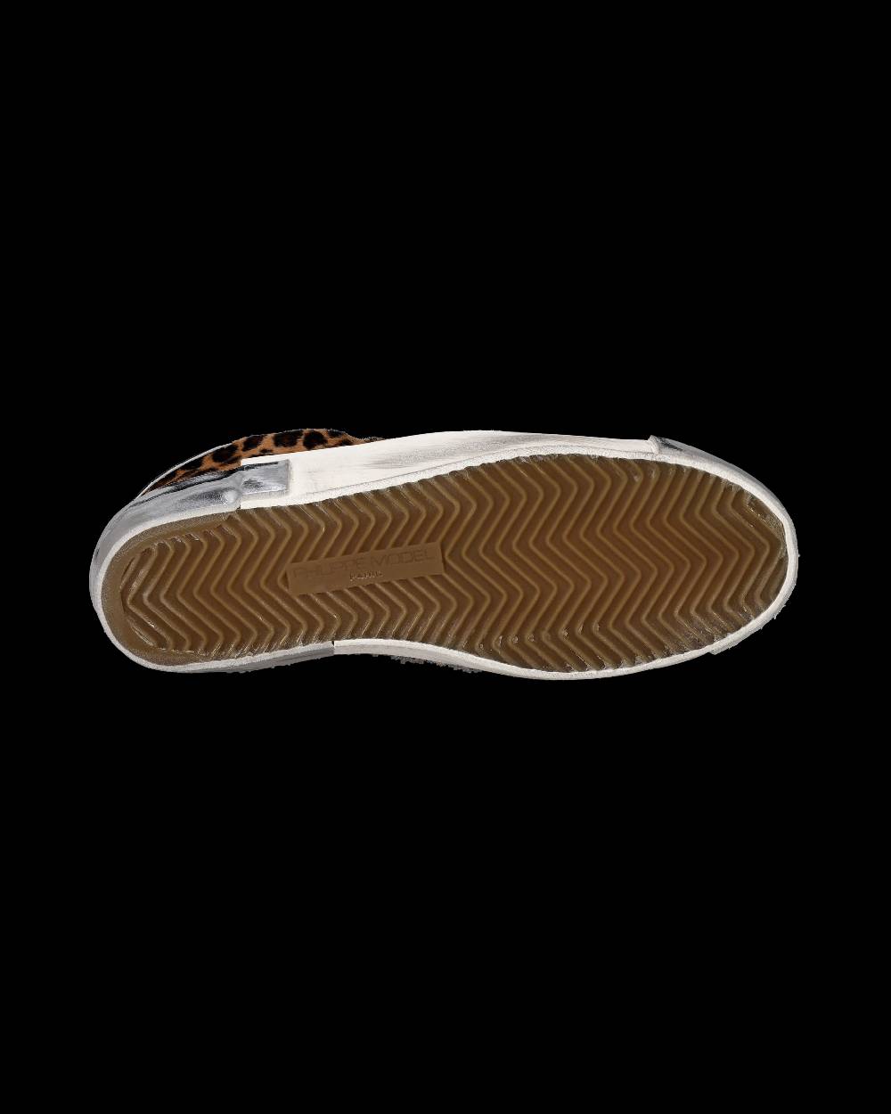 Philippe Model Sneaker basse Paris donna - glitter blu e argento In Linea