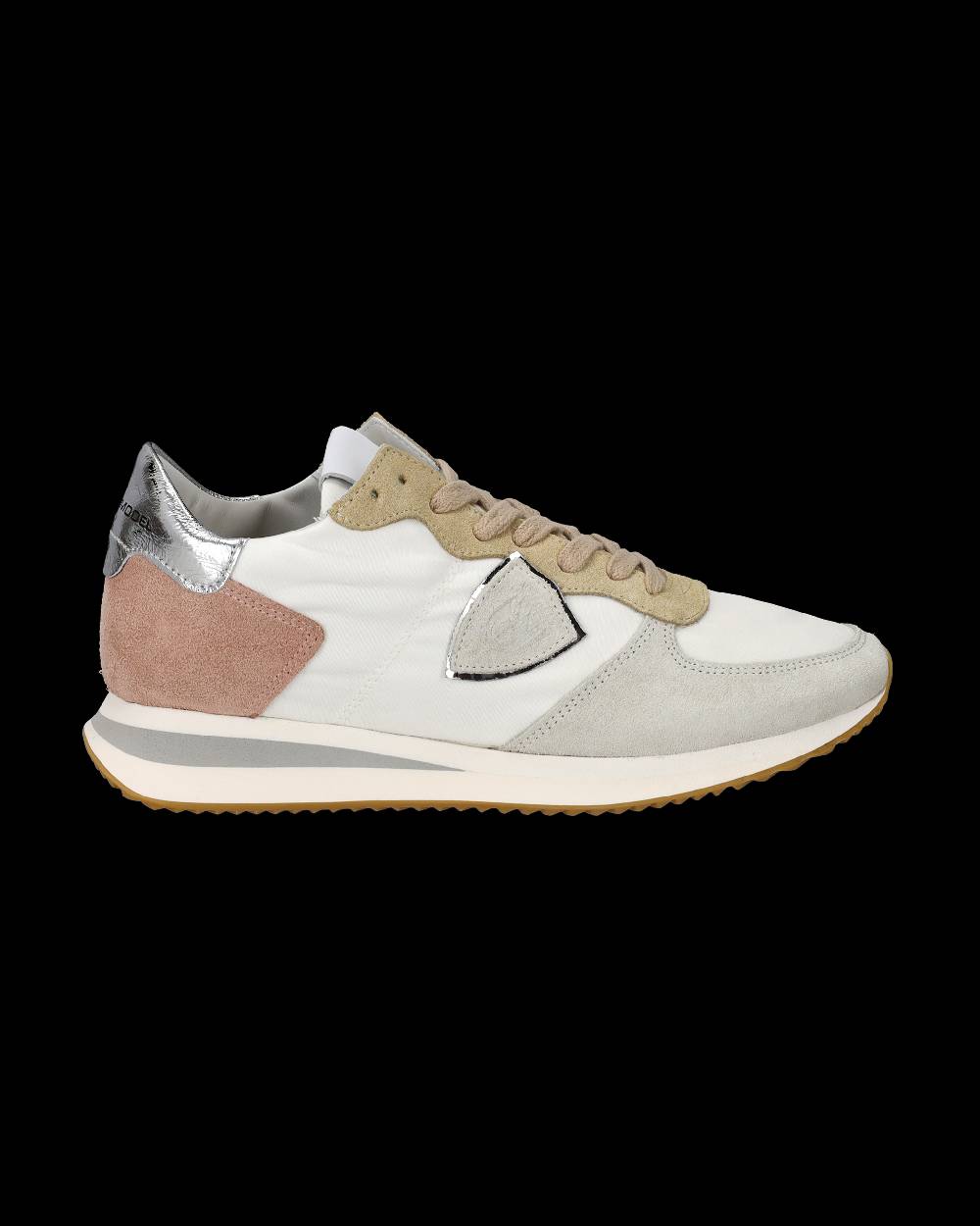 Philippe Model Sneakers Trpx da Donna Bianche e Rosa in Tessuto Tecnico Qualità