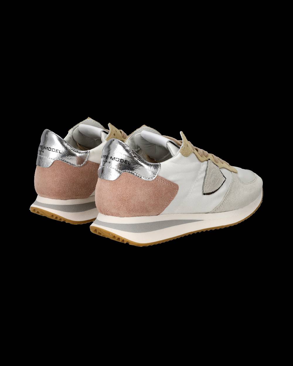 Philippe Model Sneakers Trpx da Donna Bianche e Rosa in Tessuto Tecnico Qualità