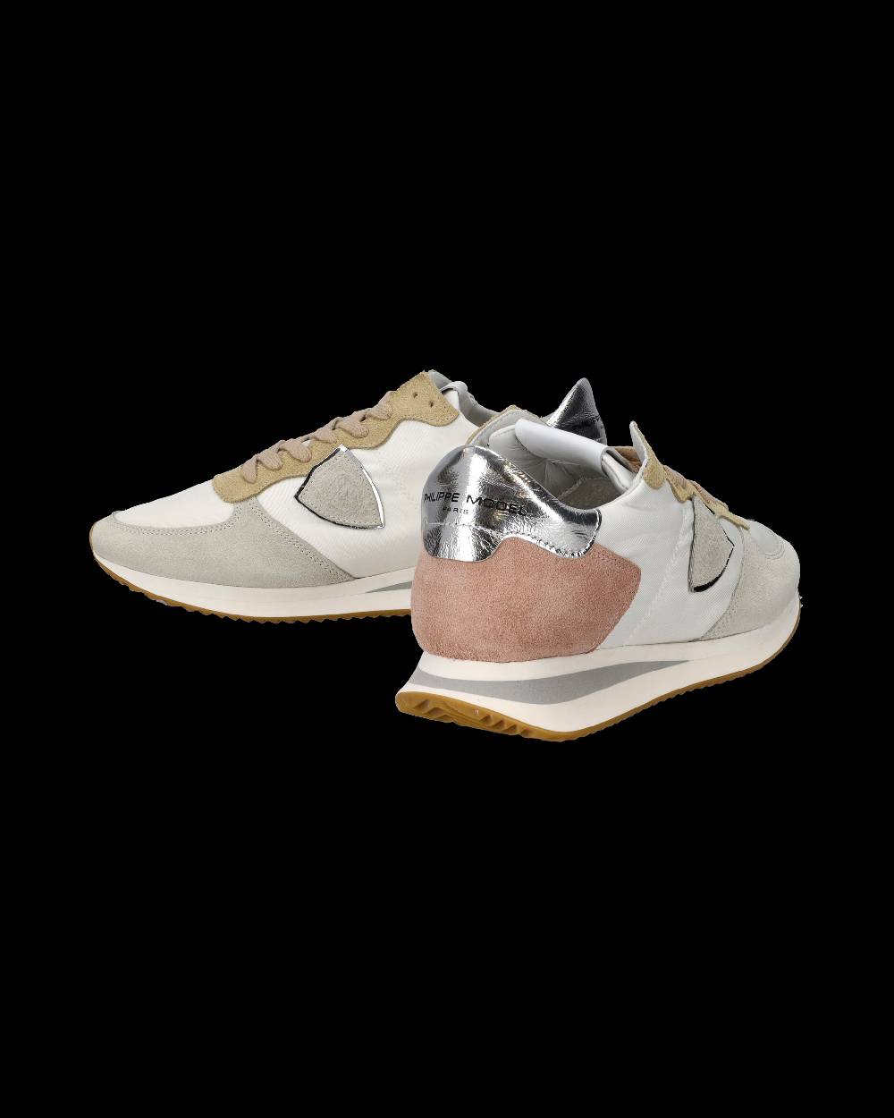 Philippe Model Sneakers Trpx da Donna Bianche e Rosa in Tessuto Tecnico Qualità