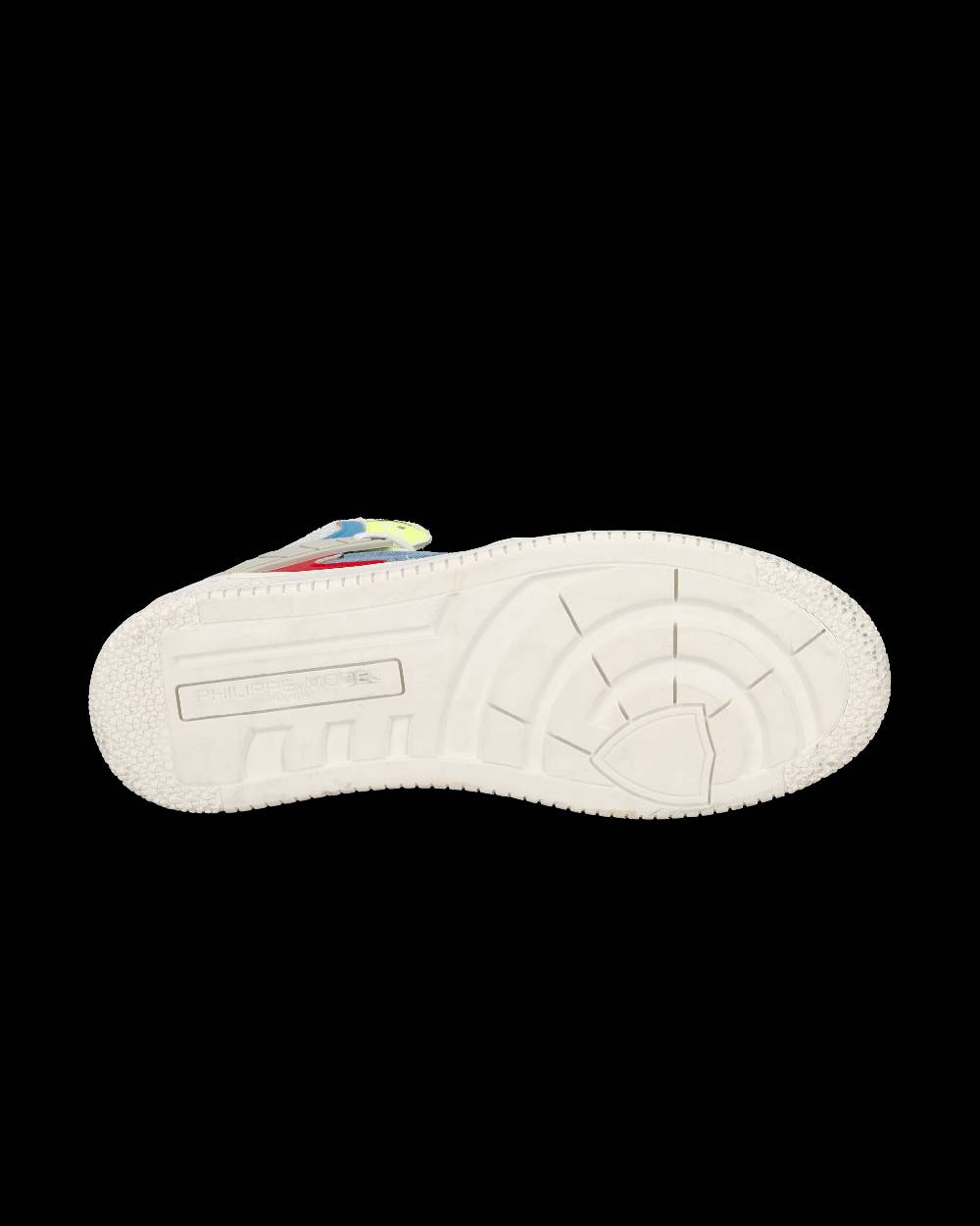 Philippe Model Sneaker mid La Grande uomo - bianco e azzurro Pezzi Unici