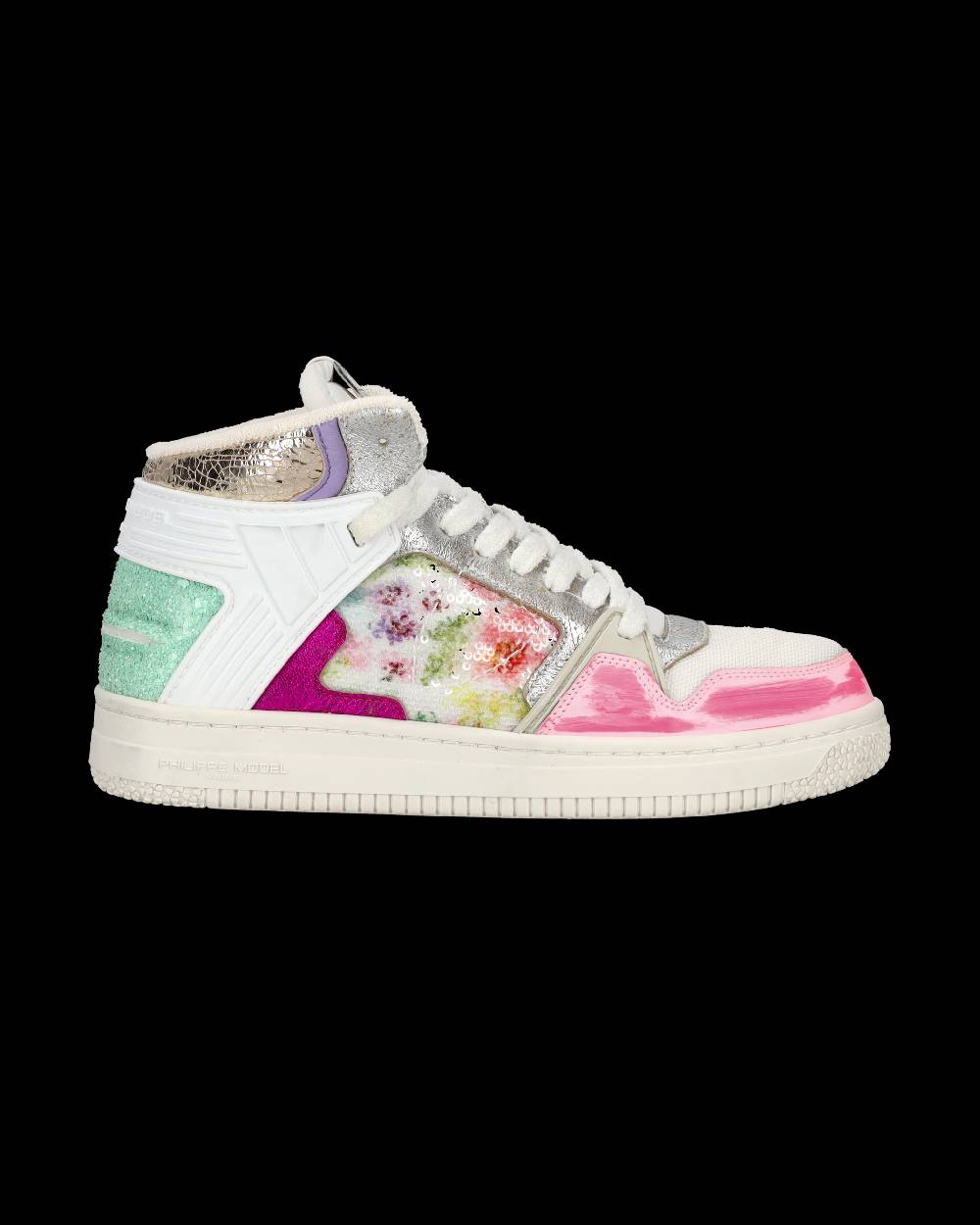 Philippe Model Sneaker mid La Grande donna - bianco e fucsia Qualità Garantita