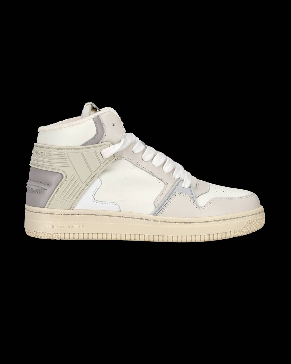 Philippe Model Sneaker mid La Grande donna - burro e grigio Negozi Online