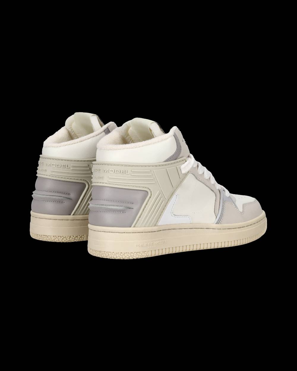 Philippe Model Sneaker mid La Grande donna - burro e grigio Negozi Online