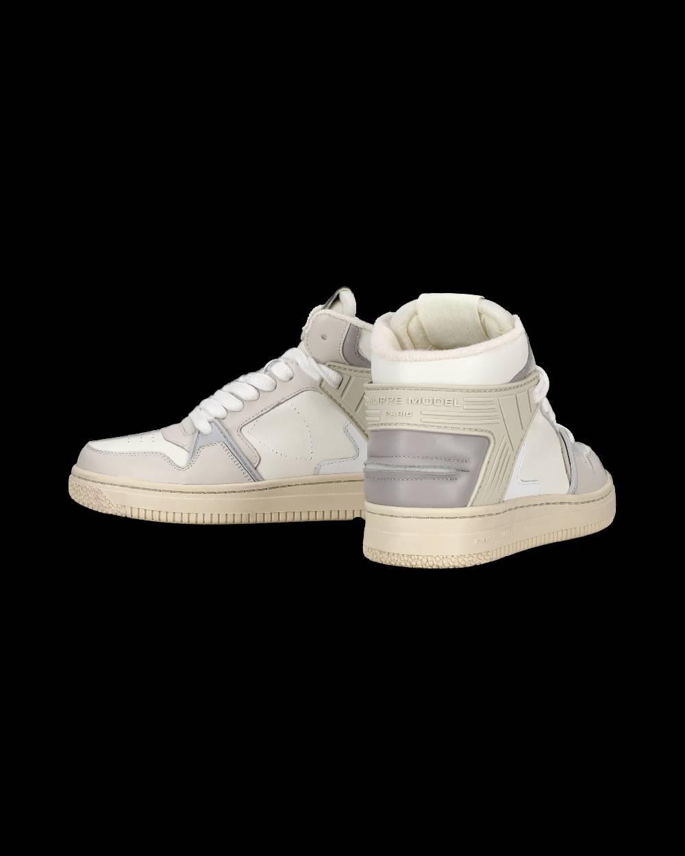 Philippe Model Sneaker mid La Grande donna - burro e grigio Negozi Online
