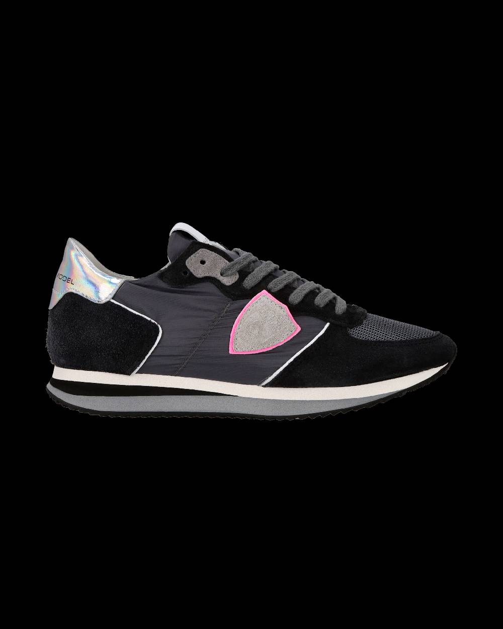 Philippe Model Sneaker casual Trpx da donna in nylon e pelle - Antracite Promozione Limitata