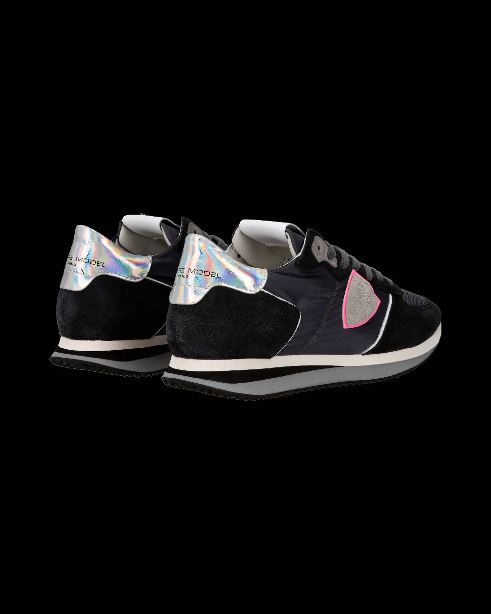 Philippe Model Sneaker casual Trpx da donna in nylon e pelle - Antracite Promozione Limitata