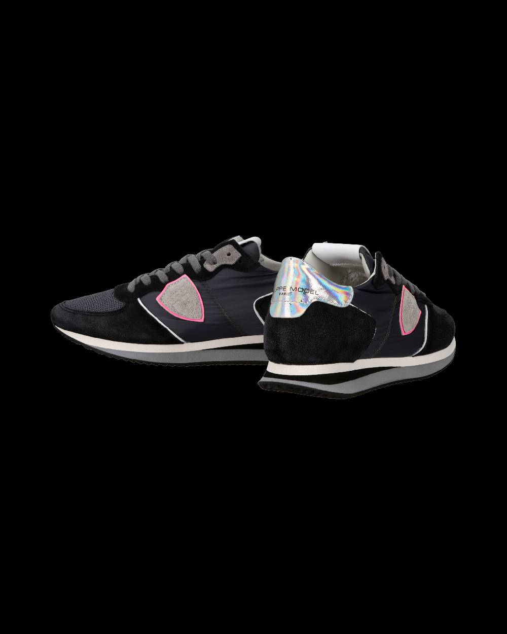Philippe Model Sneaker casual Trpx da donna in nylon e pelle - Antracite Promozione Limitata