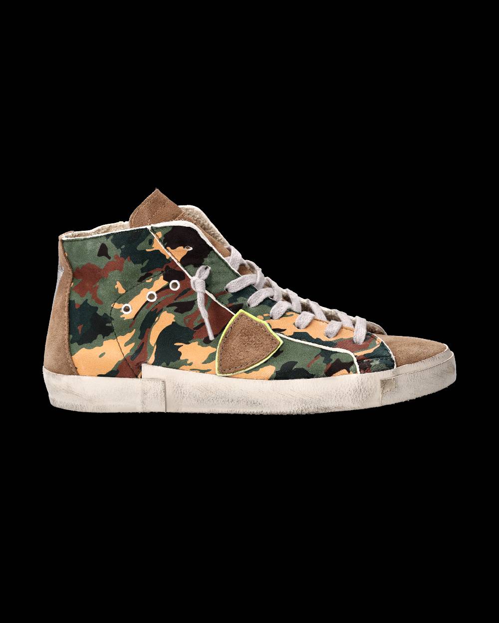 Philippe Model Sneaker Prsx Uomo, Verde e Beige Affare Del Giorno