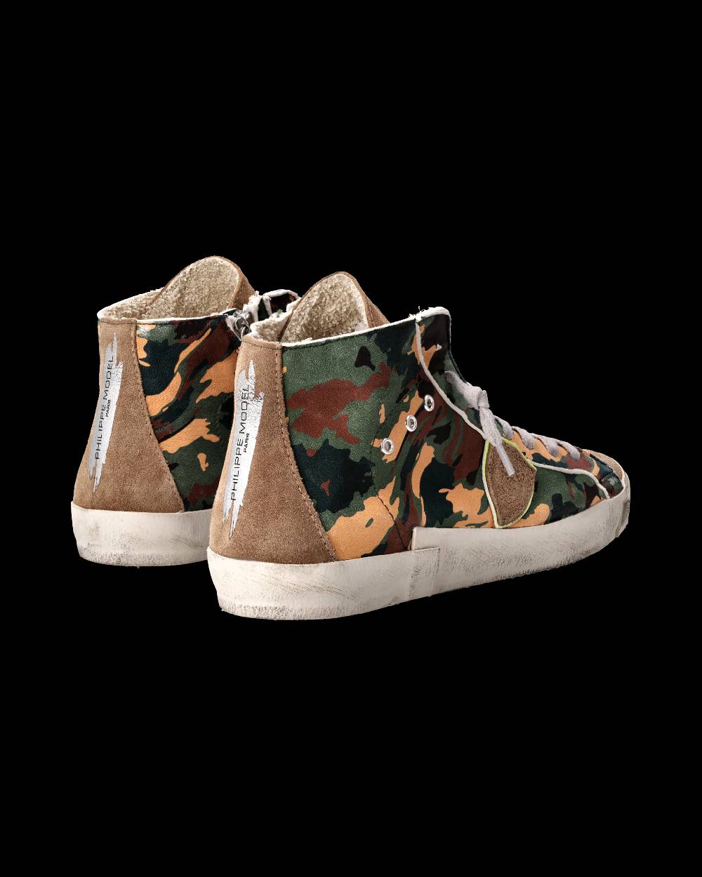 Philippe Model Sneaker Prsx Uomo, Verde e Beige Affare Del Giorno
