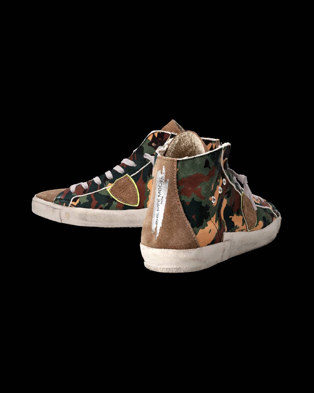 Philippe Model Sneaker Prsx Uomo, Verde e Beige Affare Del Giorno