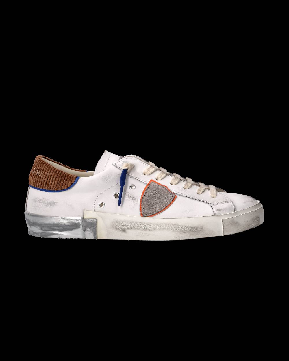 Philippe Model Sneaker Prsx Uomo, Bianco e Cognac Convenienza