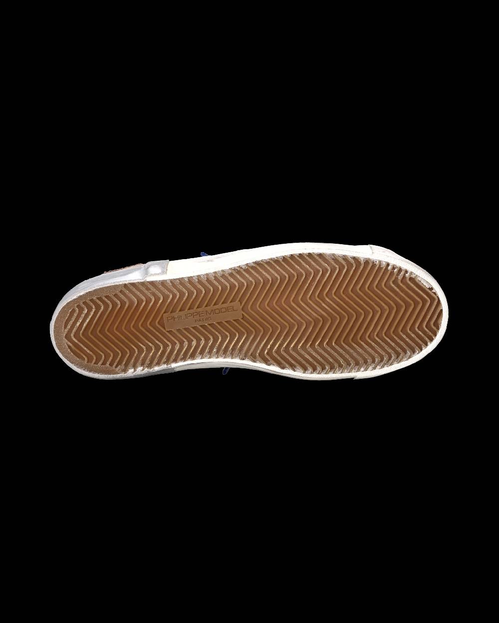 Philippe Model Sneaker Prsx Uomo, Bianco e Cognac Convenienza