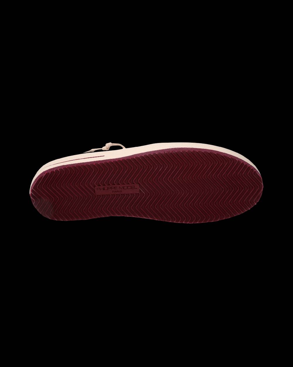 Philippe Model Sneaker Nice Uomo, Bianco e Bordeaux Offerte