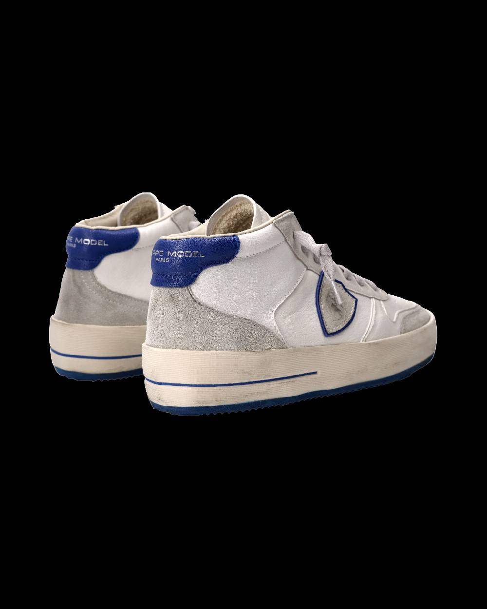 Philippe Model Sneaker Nice Uomo, Bianco e Blu Hotsell