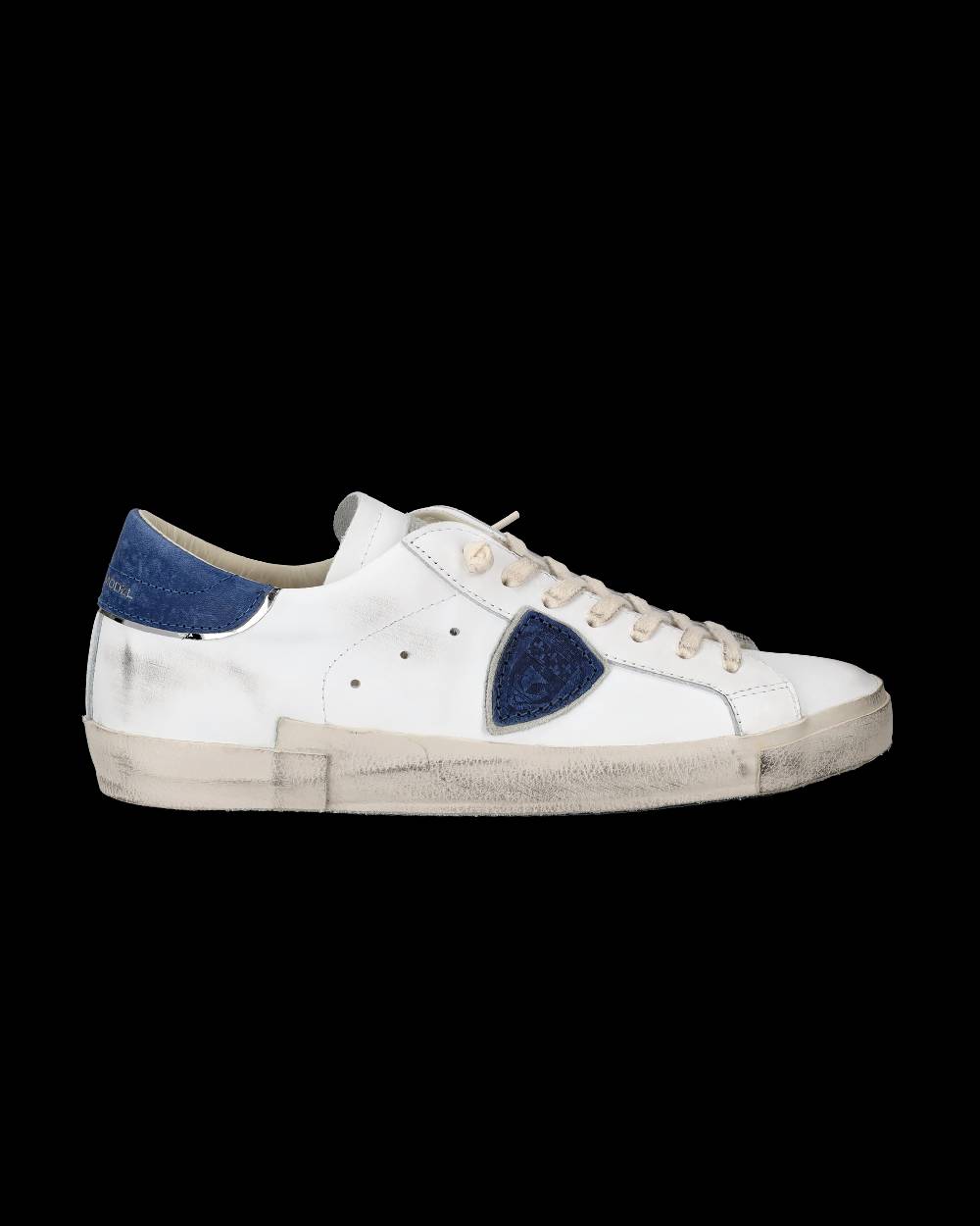 Philippe Model Sneaker basse Paris uomo - bianco e bluette Vendita Economica