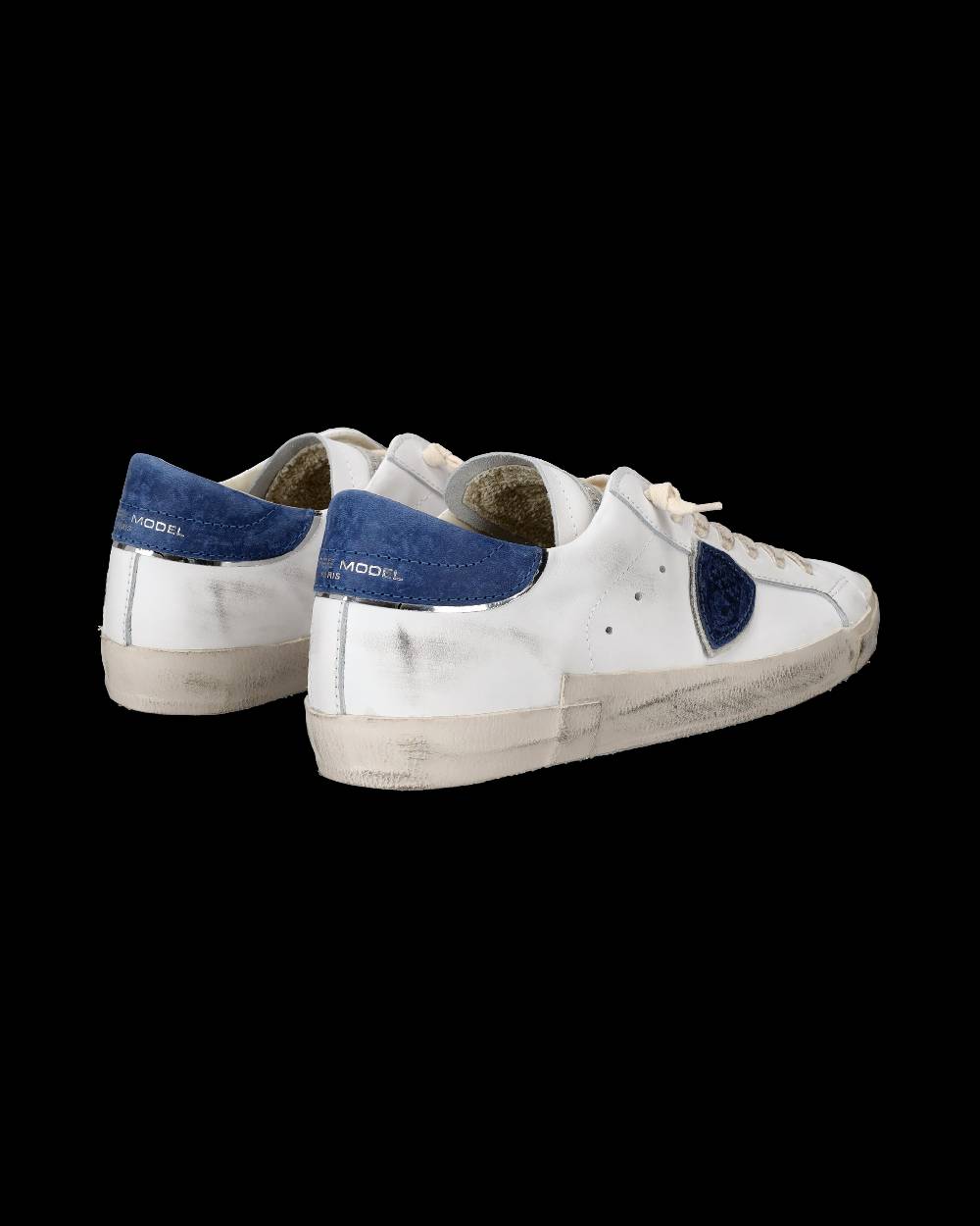 Philippe Model Sneaker basse Paris uomo - bianco e bluette Vendita Economica