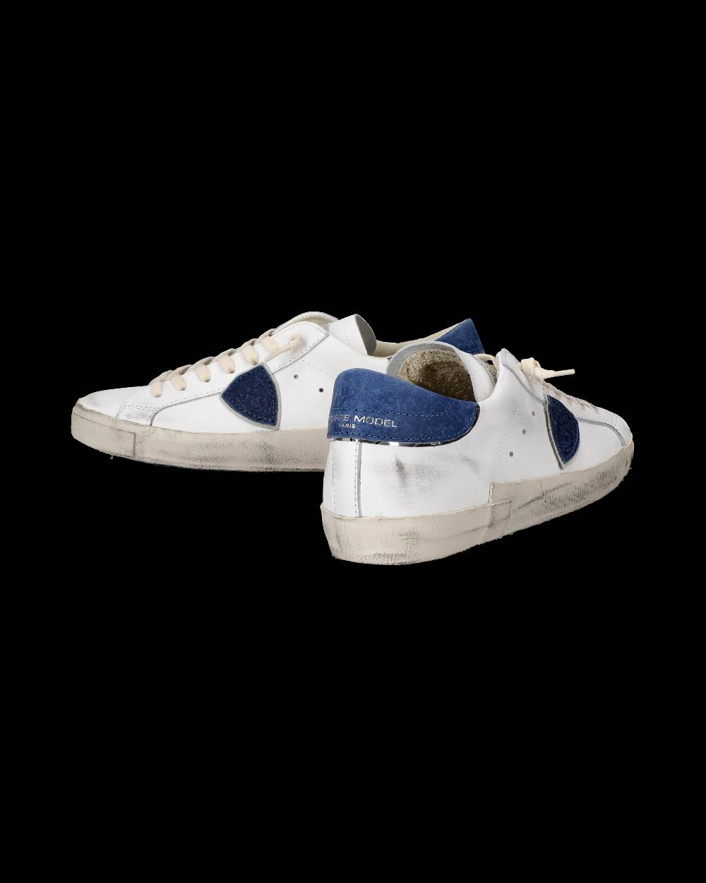 Philippe Model Sneaker basse Paris uomo - bianco e bluette Vendita Economica