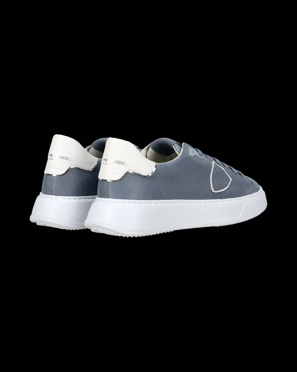 Philippe Model Sneaker casual Temple da uomo in pelle Nabuk - Blu Vendite Flash