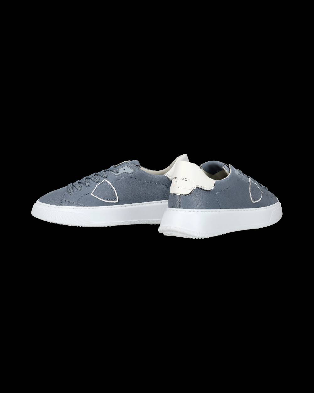 Philippe Model Sneaker casual Temple da uomo in pelle Nabuk - Blu Vendite Flash